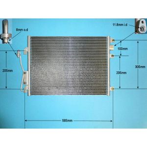 Condenser (AirCon Radiator) Renault Kangoo FC0/1 Express 1.6 Petrol (Mar 2000 to Mar 2003)