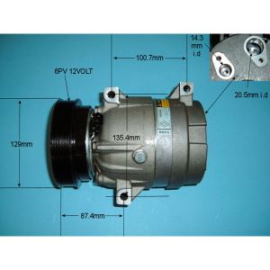 Compressor (AirCon Pump) Renault Megane 1.6 16v Petrol (Mar 1999 to Dec 2000)