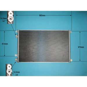 Condenser (AirCon Radiator) Renault Scenic 1.9 Dci Diesel (Aug 2005 to Feb 2009)