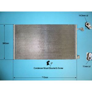 Condenser (AirCon Radiator) Renault Grand Espace 2.0 16v Petrol (Jan 1999 to Apr 2003)