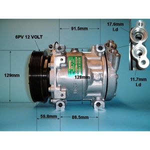 Compressor (AirCon Pump) Renault Kangoo FC0/1 Express 1.9 D Diesel (Oct 1997 to Jan 1999)