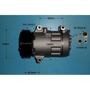 Compressor (AirCon Pump) Renault Scenic 1.9 Dci Diesel (Aug 2005 to Feb 2009)
