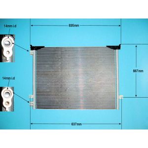 Condenser (AirCon Radiator) Renault Trafic 1.9 DCI Diesel (Apr 2001 to Aug 2006)