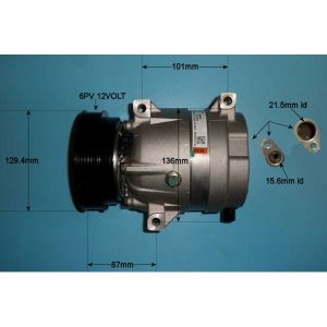 Compressor (AirCon Pump) Renault Laguna MK2 1.6 16v Petrol (Mar 2004 to Oct 2007)