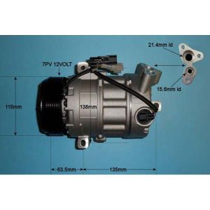 Compressor (AirCon Pump) Renault Laguna Coupe 2.0 Dci Diesel (Sep 2008 to 2023)