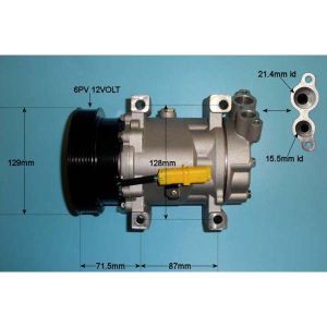 Compressor (AirCon Pump) Renault Modus / Grand Modus 1.4 16v Petrol Automatic (Dec 2004 to 2023)