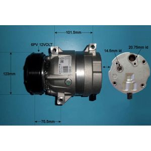 Compressor (AirCon Pump) Renault Vel Satis 2.2 DCI Diesel (Jun 2002 to Apr 2004)