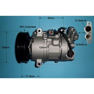 Compressor (AirCon Pump) Renault Grand Scenic 1.6 16v Bi Fuel Petrol (Feb 2009 to Dec 2010)