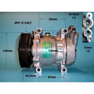Compressor (AirCon Pump) Renault Kangoo KC0/1 1.9 Dci Diesel (Mar 2003 to 2023)
