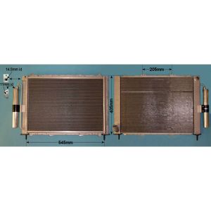 Condenser (AirCon Radiator) Renault Kangoo KC0/1 1.5 Dci Diesel (Apr 2005 to Jun 2010)