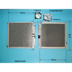 Condenser (AirCon Radiator) Renault Modus / Grand Modus 1.6 16v Petrol Manual (Dec 2004 to May 2006)