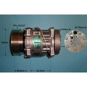 Compressor (AirCon Pump) Renault Master 3.0 DCI Diesel (Oct 2003 to Apr 2004)