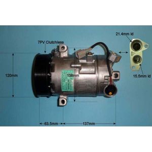 Compressor (AirCon Pump) Renault Megane 1.4 16v Petrol (Jan 2011 to 2023)