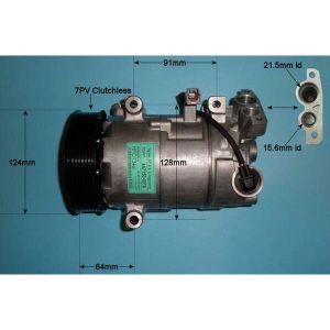 Compressor (AirCon Pump) Renault Megane 1.9 DCI Diesel (Jan 2011 to 2023)