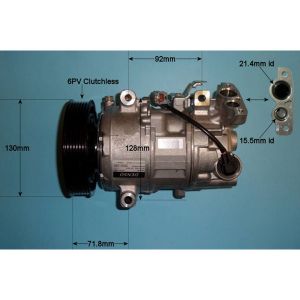 Compressor (AirCon Pump) Renault Scenic 1.5 DCi Diesel (Feb 2009 to Dec 2010)