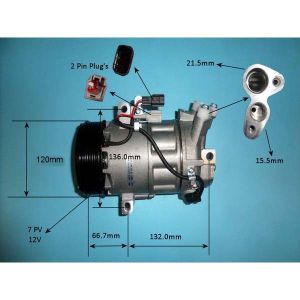 Compressor (AirCon Pump) Renault Clio MK4 (2012-) 0.9 TCe Petrol (Nov 2012 to 2023)