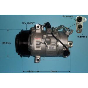 Compressor (AirCon Pump) Renault Grand Scenic 1.2 16v Petrol (Feb 2012 to May 2014)