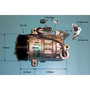 Compressor (AirCon Pump) Renault Megane 1.3 TCE Petrol (Jan 2018 to 2023)