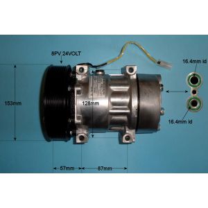 Compressor (AirCon Pump) Rvi Truck Midlum 240.15 Diesel (May 2006 to 2023)