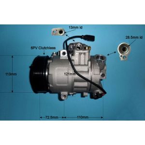 Compressor (AirCon Pump) Seat Ibiza 1.8 20v TURBO Petrol (May 2004 to May 2008)