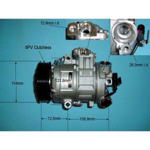 Compressor (AirCon Pump) Seat Cordoba 1.9 TDi PD Diesel (Oct 2002 to 2025)