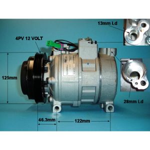 Compressor (AirCon Pump) Skoda Superb MK1 2.5 V6 TDi Diesel (Feb 2002 to Mar 2008)
