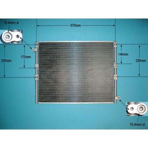 Condenser (AirCon Radiator) Toyota Landcruiser Colorado 98-02 3.4 V6 Petrol Automatic (Jun 1996 to Sep 2002)
