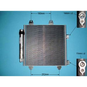Condenser (AirCon Radiator) Toyota Aygo 1.4 HDi Diesel (Jul 2005 to Mar 2014)