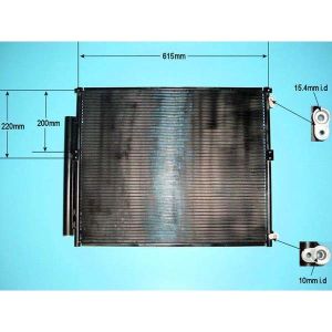 Condenser (AirCon Radiator) Toyota Landcruiser/Colarado 4.0 Petrol (Sep 2002 to Mar 2008)
