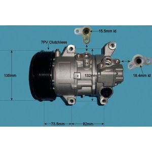 Compressor (AirCon Pump) Toyota Corolla Verso 2.2 D4D Diesel (Oct 2005 to Mar 2009)