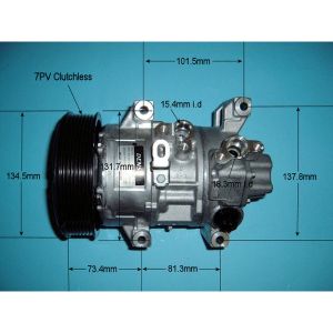 Compressor (AirCon Pump) Toyota Corolla Verso 2.2 D4D Diesel (Oct 2005 to Mar 2009)