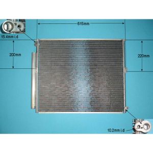 Condenser (AirCon Radiator) Toyota Landcruiser/Colarado 3.0 D4D Diesel (Jul 2003 to Feb 2010)