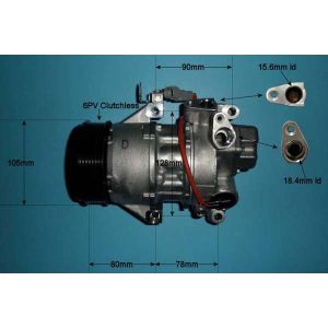 Compressor (AirCon Pump) Toyota Urban Cruiser 1.33 Petrol (Apr 2009 to Mar 2016)