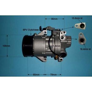 Compressor (AirCon Pump) Toyota Urban Cruiser 1.33 Petrol (Apr 2009 to Mar 2016)