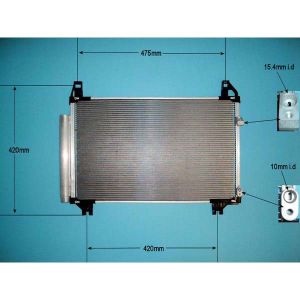 Condenser (AirCon Radiator) Toyota Verso S 1.4 D4D Diesel (Nov 2010 to Oct 2016)