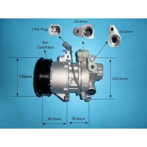 Compressor (AirCon Pump) Toyota Yaris 1.4 D Diesel (Jan 2006 to Nov 2008)