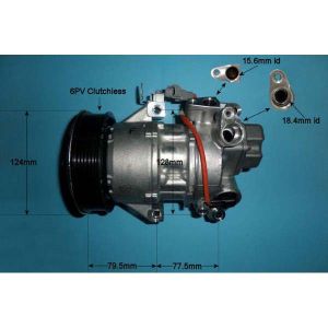Compressor (AirCon Pump) Toyota Yaris 1.4 D Diesel (Jan 2006 to Nov 2008)