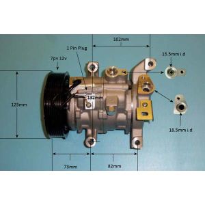 Compressor (AirCon Pump) Toyota Hi-Lux 2.8 D Diesel (May 2015 to Oct 2023)