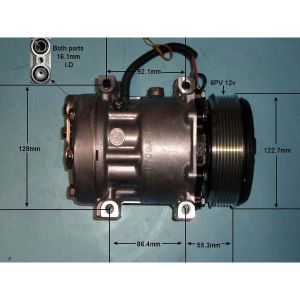 Compressor (AirCon Pump) Valtra / Valmet Tractor S262 Diesel (1990 to 2023)