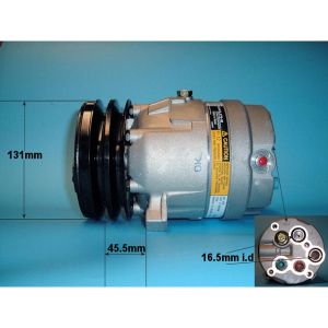 Compressor (AirCon Pump) Vauxhall Cavalier 2.0 Petrol (Oct 1988 to Jan 1992)