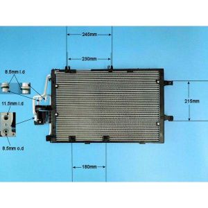 Condenser (AirCon Radiator) Vauxhall Corsa C 1.2 Petrol (Sep 2000 to Sep 2003)