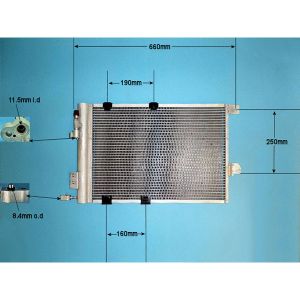 Condenser (AirCon Radiator) Vauxhall Zafira MK1 2.0 TD/Di Diesel (Jun 1999 to 2002)