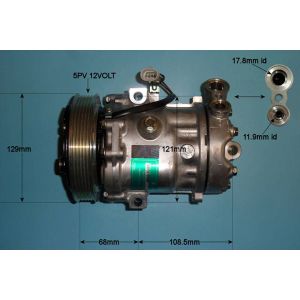 Compressor (AirCon Pump) Vauxhall Tigra B 1.4 16v Petrol (Jun 2004 to Aug 2009)
