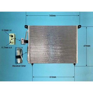Condenser (AirCon Radiator) Vauxhall Omega B 2.5 V6 Petrol (Mar 1994 to Sep 2000)