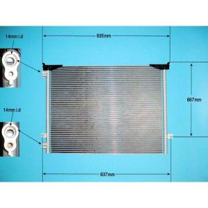 Condenser (AirCon Radiator) Vauxhall Vivaro 1.9 Dti Diesel (Sep 2000 to 2006)