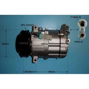 Compressor (AirCon Pump) Vauxhall Vectra B (96-02) 2.2 16v Petrol (Sep 2000 to Aug 2002)