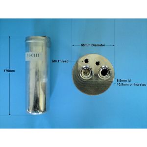 Receiver Drier Vauxhall Combo C 1.7 DTi Diesel (Oct 2001 to Jul 2003)