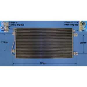 Condenser (AirCon Radiator) Vauxhall Movano 1.9 DCI Diesel (Oct 2001 to Nov 2003)