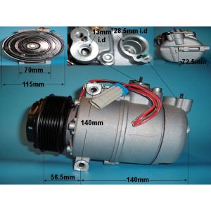 Compressor (AirCon Pump) Vauxhall Vectra B (96-02) 2.6 Petrol (Mar 1999 to Aug 2002)