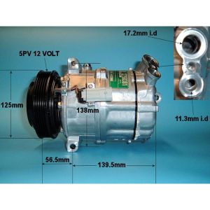 Compressor (AirCon Pump) Vauxhall Zafira MK1 2.2 16v Petrol (Mar 1999 to 2002)